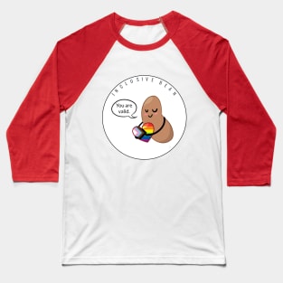 Progressive Pride: Inclusive Bean Baseball T-Shirt